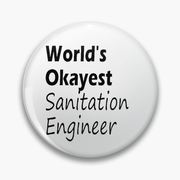 Item preview, world's okayest sanitation engineer designed and sold by Elijah5455.