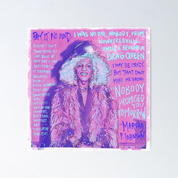 Item preview, Marsha P. Johnson tribute  designed and sold by swellart.
