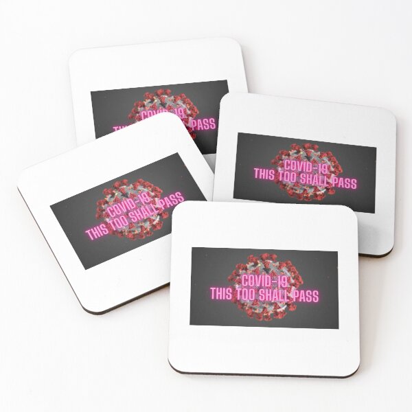 Item preview, Covid-19 This Too Shall Pass- Pink designed and sold by Inspirerium.