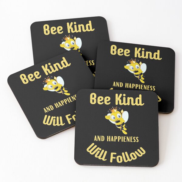 Item preview, Bee Kind And Happiness Will Follow designed and sold by WoodburyLake.