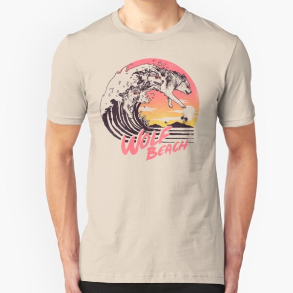Wolf Beach Slim Fit T-Shirt