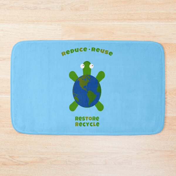 Item preview, Recycle Reuse Reduce Repair Sustainability Turtle Planet Climate designed and sold by NoriTEEs.