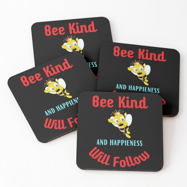 Item preview, Bee Kind And Happiness Will Follow designed and sold by WoodburyLake.