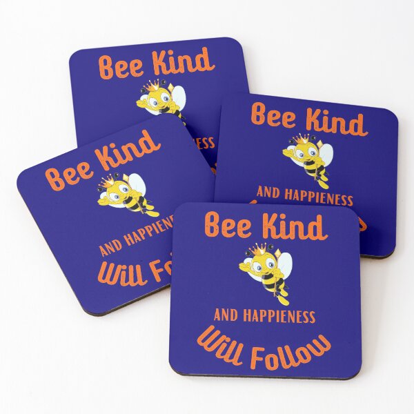 Item preview, Bee Kind And Happiness Will Follow designed and sold by WoodburyLake.