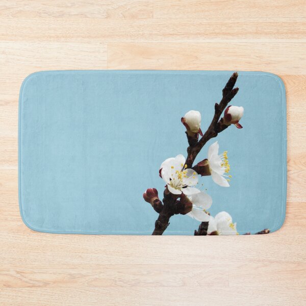 Item preview, Apricot blossoms on a blue background designed and sold by Michaelerch.