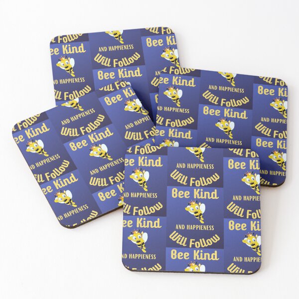 Item preview, Bee Kind And Happiness Will Follow designed and sold by WoodburyLake.