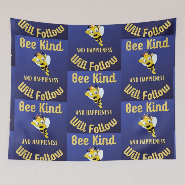 Item preview, Bee Kind And Happiness Will Follow designed and sold by WoodburyLake.