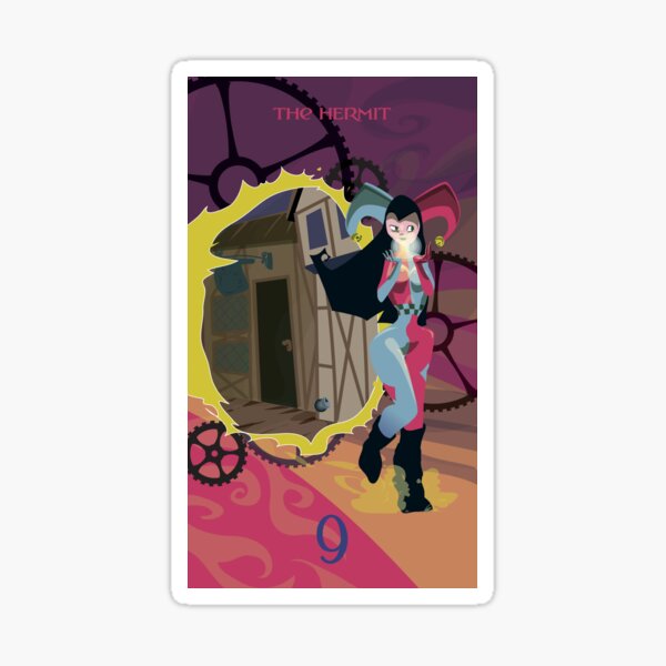 9: Hermit Sticker