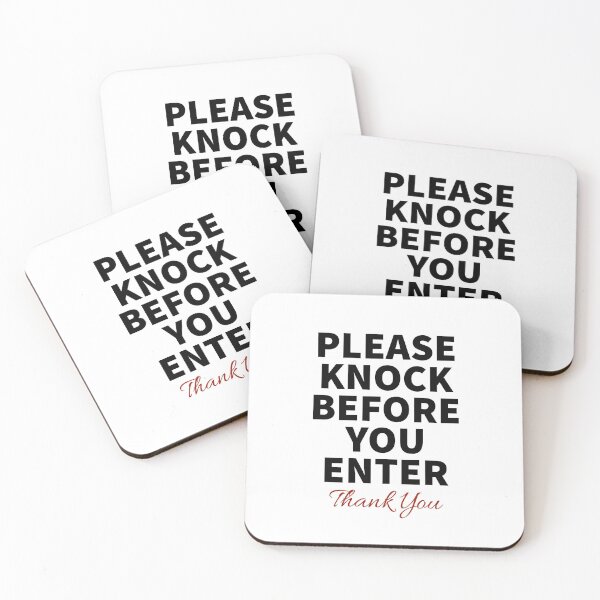 Item preview, Please Knock Before You Enter  designed and sold by IslandDrip.