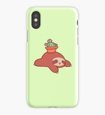 Sloth and Cactus iPhone Case