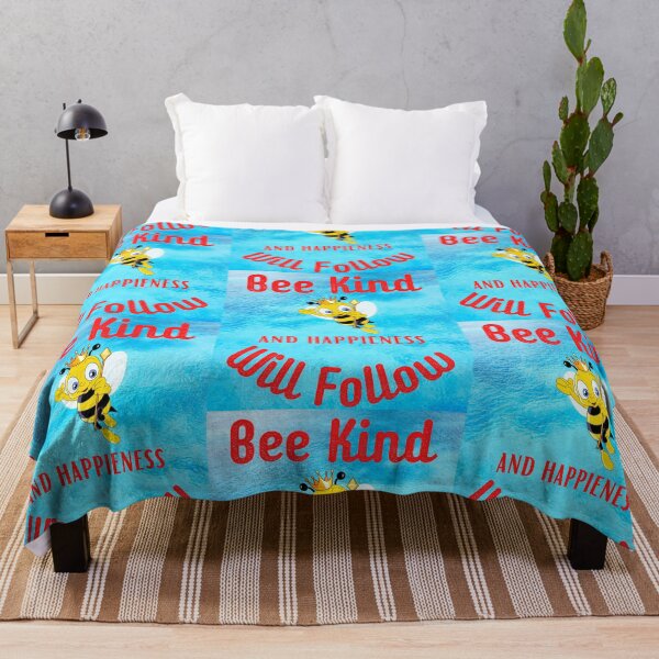 Item preview, Bee Kind And Happiness Will Follow designed and sold by WoodburyLake.