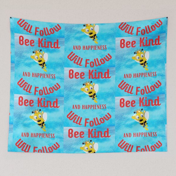 Item preview, Bee Kind And Happiness Will Follow designed and sold by WoodburyLake.