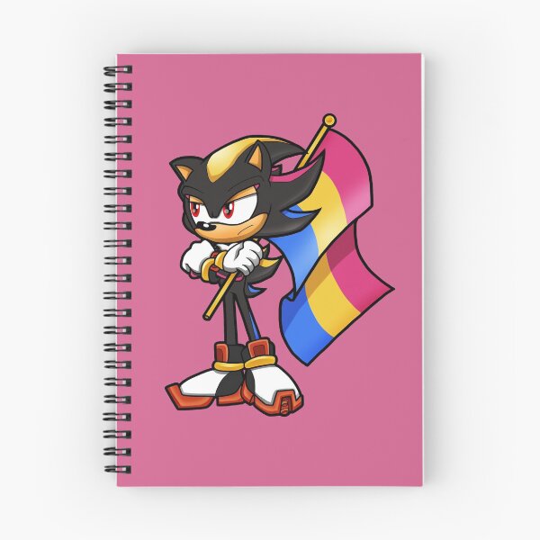 Item preview, Anthropomorphic Sulking Black Hedgehog LGBT Pride Flag Pansexual Pan designed and sold by Zphal.