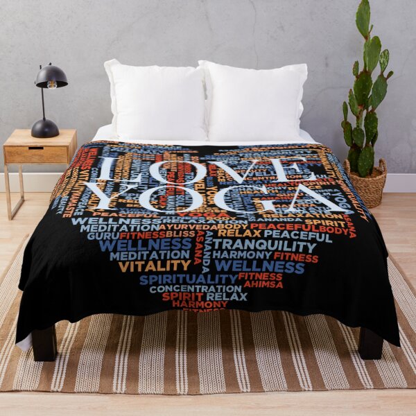 Item preview, Love yoga, yoga motivation quotes typography designed and sold by Yogawoman.