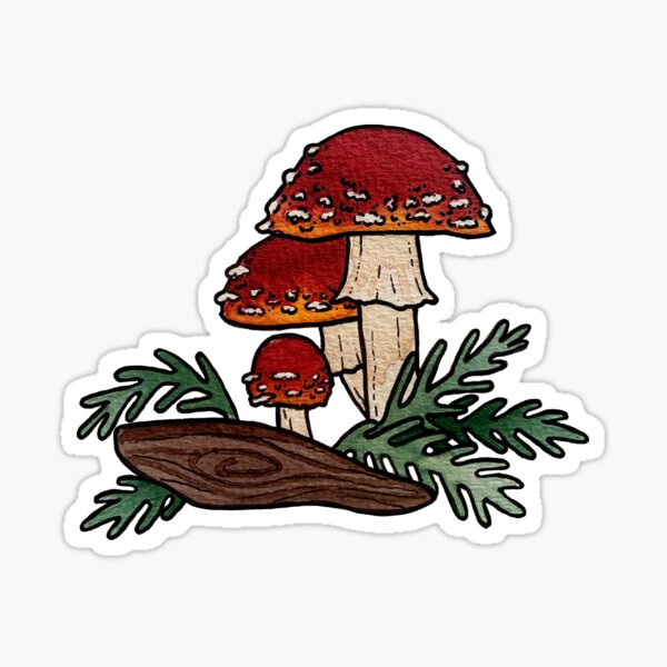 Mushrooms #1 Sticker