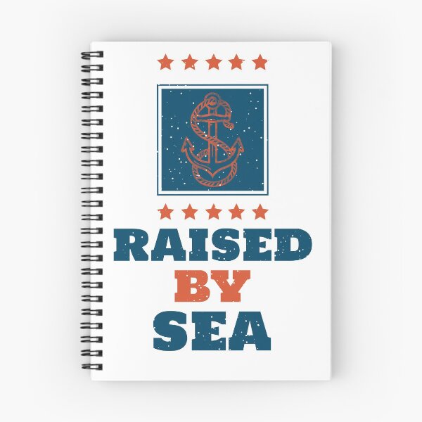 Item preview, Raised By Sea - Real Sailor Quote designed and sold by Passion-For-Sea.