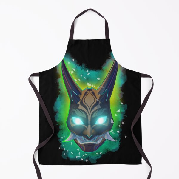 Item preview, Xiao yaksha mask genshin impact designed and sold by SegaJenkins.