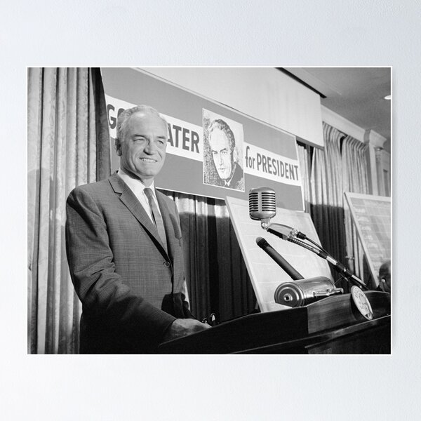 Item preview, Barry Goldwater During New Hampshire Primary - 1964 designed and sold by warishellstore.