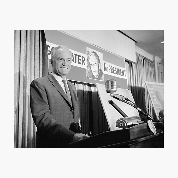 Item preview, Barry Goldwater During New Hampshire Primary - 1964 designed and sold by warishellstore.