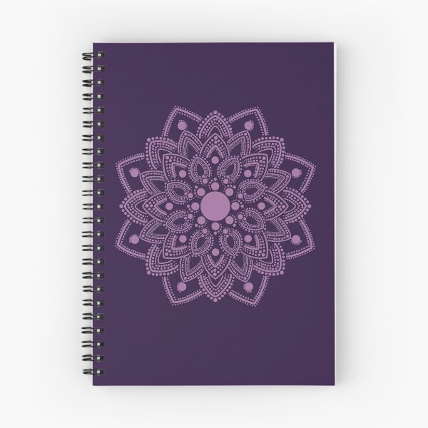 Item preview, Purple Dotted Mandala designed and sold by Funful.