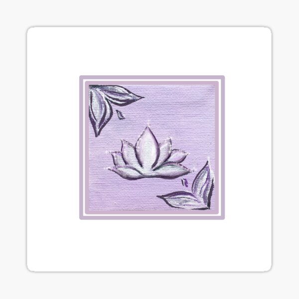 Sparkly Lotus Zen Sticker