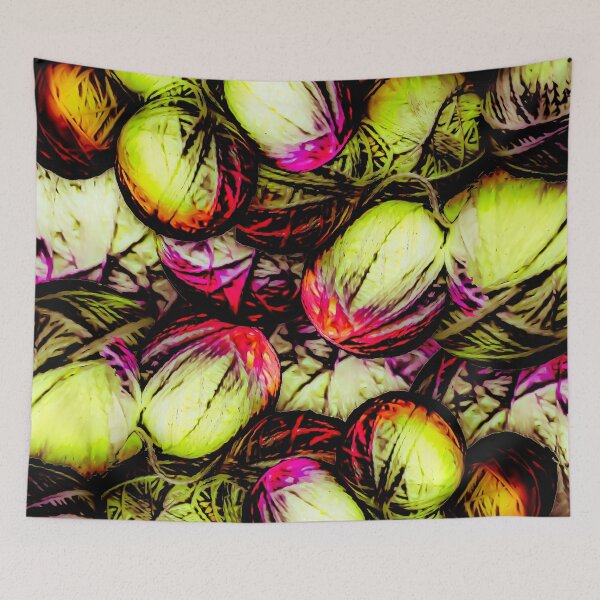 Item preview, Yarn Bombing Collage Chartreuse designed and sold by Designs By YL.