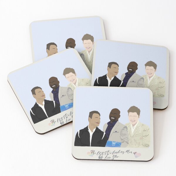 Item preview, the lgbtq+ leading men of 911: lone star. designed and sold by Pinu92.
