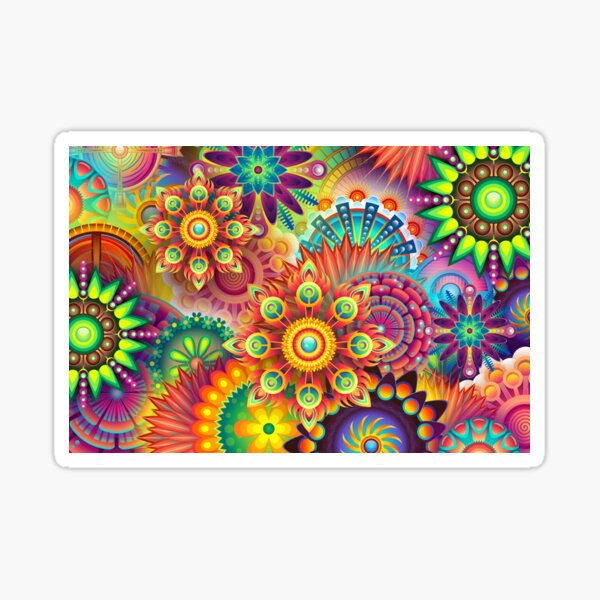 abstract Sticker
