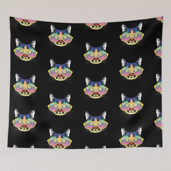 Item preview, cute cat with red nose designed and sold by Abdalrhman3.