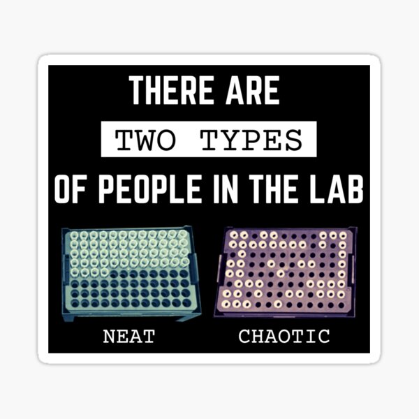 Item preview, Two Types of People in the Lab designed and sold by sunnySaraV.