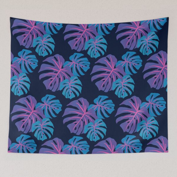 Item preview, Midnight Blue Monstera deliciosa  designed and sold by marymaes-art.