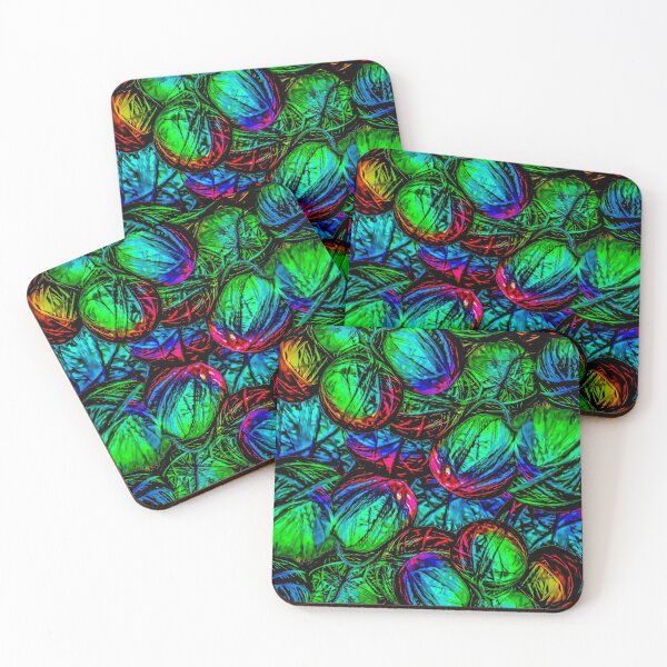 Item preview, Yarn Bombing Collage Neon Graphic Lines designed and sold by Designs By YL.