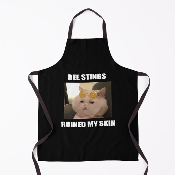 Item preview, Bee cat stings have ruined my skin Wholesome funny tshirt designed and sold by iSalem.