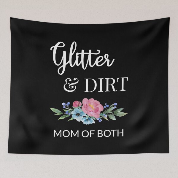 Artikelvorschau, Glitter und Dirt Mom von beiden ich entworfen und verkauft von Lemon Pepper.