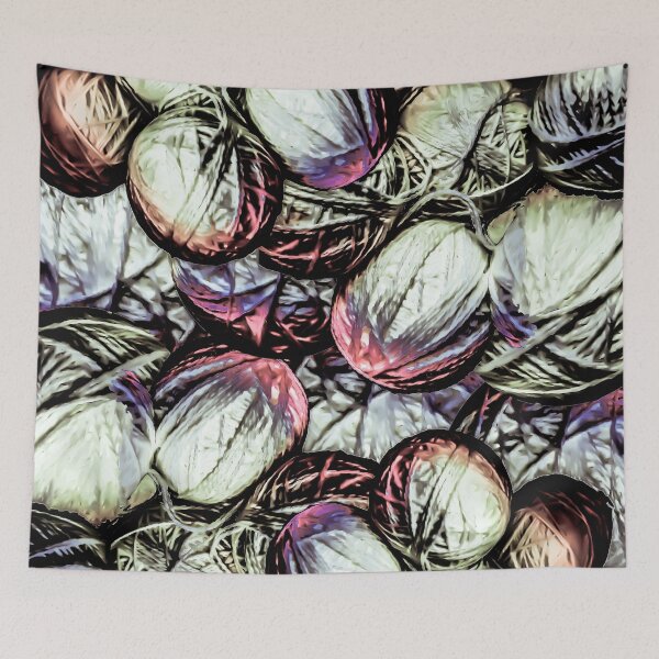 Item preview, Yarn Bombing Collage Pastel designed and sold by Designs By YL.