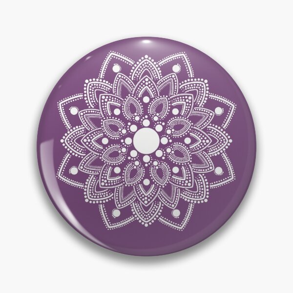 Item preview, White Dotted Mandala designed and sold by Funful.