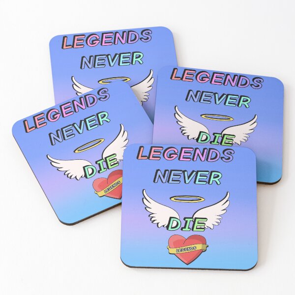 Item preview, Inspirational quote- "Legends never die" designed and sold by LunaAngelRose.