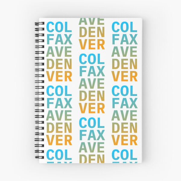 Item preview, COL FAX AVE DEN VER blue orange designed and sold by schawnlees.