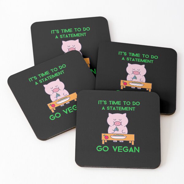 Item preview, It's time to make a statement, cute pig that eats vegetables designed and sold by GLwithUs.