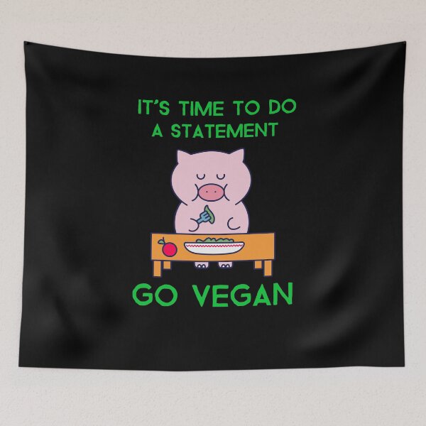 Item preview, It's time to make a statement, cute pig that eats vegetables designed and sold by GLwithUs.