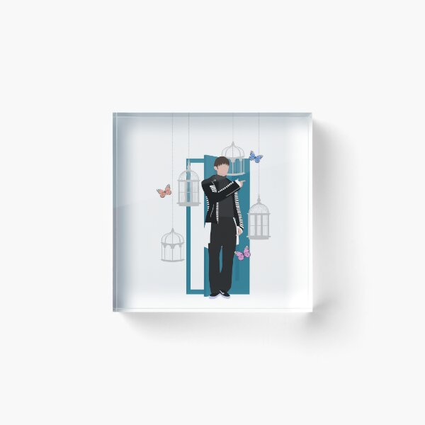 Item preview, The Boyz - Kim Sunwoo - No air minimalist print  designed and sold by AnimeDesignX.