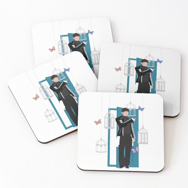 Item preview, The Boyz - Kim Sunwoo - No air minimalist print  designed and sold by AnimeDesignX.
