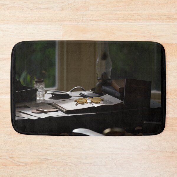 Item preview, Old fashion vintage reading room, books and reading glasses near the window designed and sold by AlbertMi.