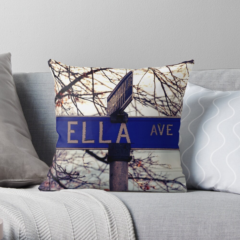 Ella, Ella sticker, Ella magnet, Ella greeting card, Ella mug Throw Pillow