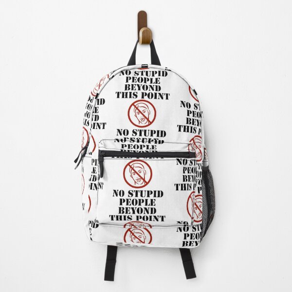 Item preview, No Stupid People Beyond This Point designed and sold by IslandDrip.