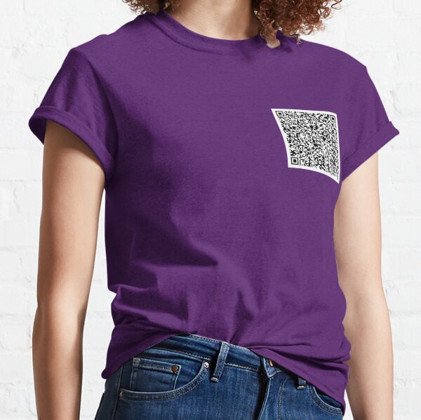 Social Media QR Code Classic T-Shirt