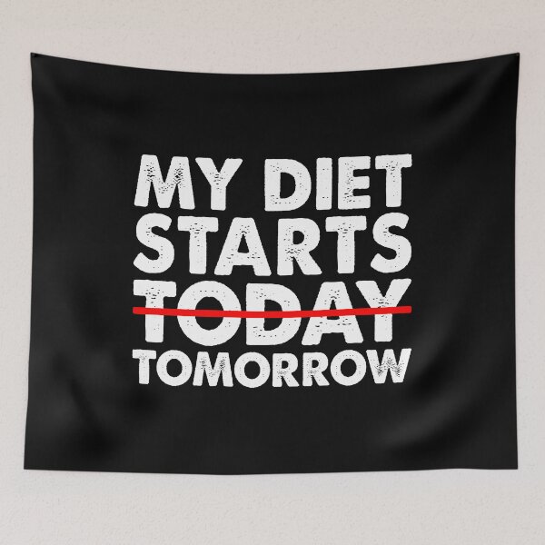 Item preview, My diet starts tomorrow designed and sold by Shop signer.