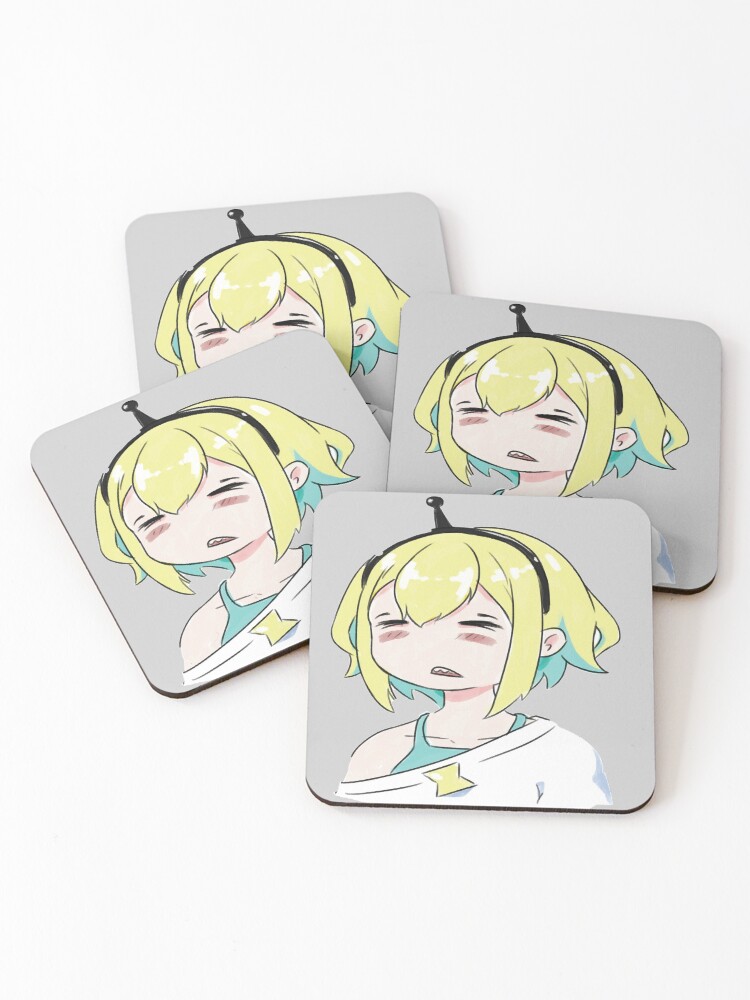 Amano Pikamee Vtuber monster girl | Coasters (Set of 4)