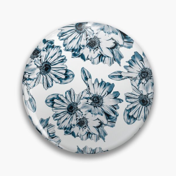 Item preview, Blue Jacquard Floral Sticker Pack designed and sold by Designs By YL.