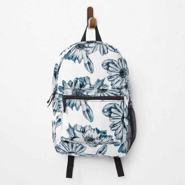 Item preview, Blue Jacquard Floral Sticker Pack designed and sold by Designs By YL.